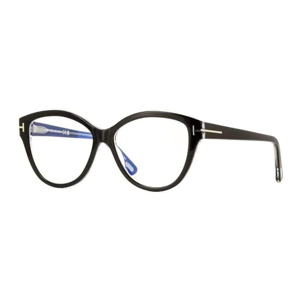 NEW TOM FORD EYEGLASSES BLACK WOMEN CAT EYE EYEWEAR